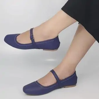 Sapatilha Feminina Bailarina Original Sapatilhas azul marinho