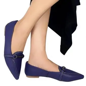 Mocassin Bico Alongado Original Sapatilhas. azul marinho - Código 16532067656-175