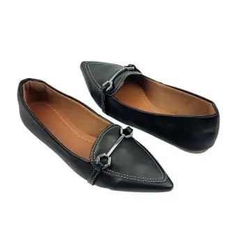Mocassin Bico Alongado Original Sapatilhas. preto
