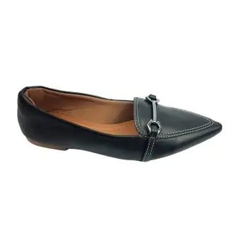 Mocassin Bico Alongado Original Sapatilhas. preto