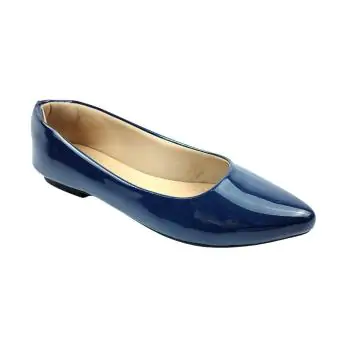Sapatilha feminina em verniz azul marinho - Código 16692754001-175